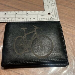 Mens Genuine Leather Bike wallet